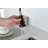 Commercial Spring Kitchen Faucets Matte Black With Pull Out Sprayer,  Stainless Steel Single Handle One Hole Kitchen Sink Faucet, Industrial 3-Hole Sink Faucet For Camper Laundry Bar