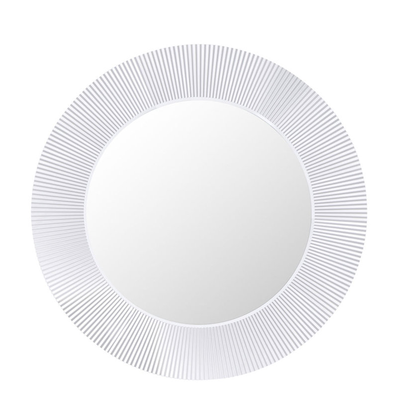 Kartell Flat Wall Mirror, Crystal Transparent