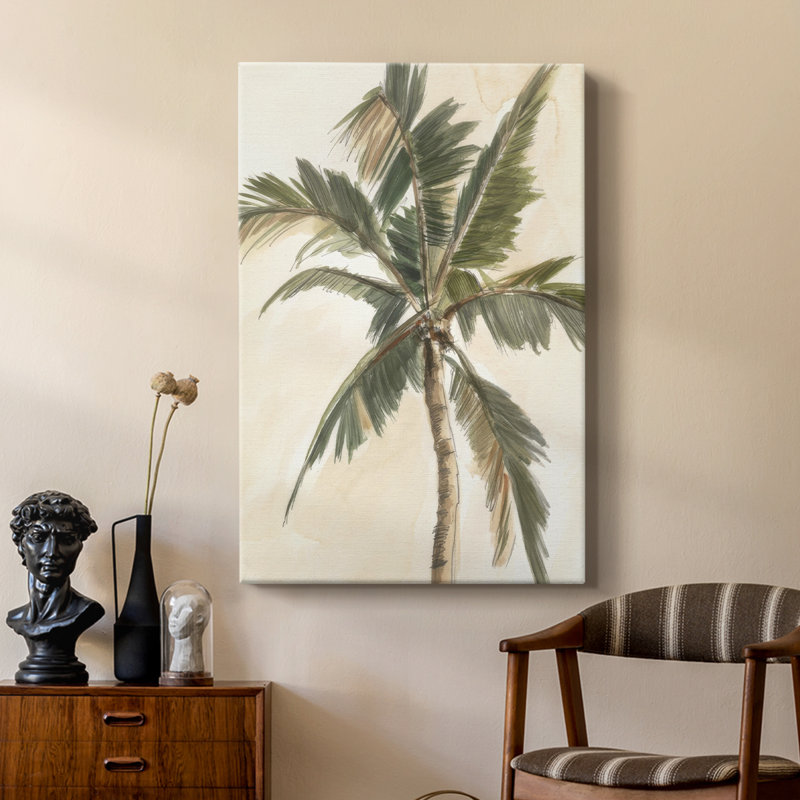 Étude de palmier antique II - galerie Cavas sur mesure