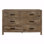 Commode de style rustique avec 6 tiroirs de rangement