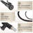 Single Handle Pull Down Sprayer Kitchen Faucet with Soap Dispenser in Matte Black-128792072