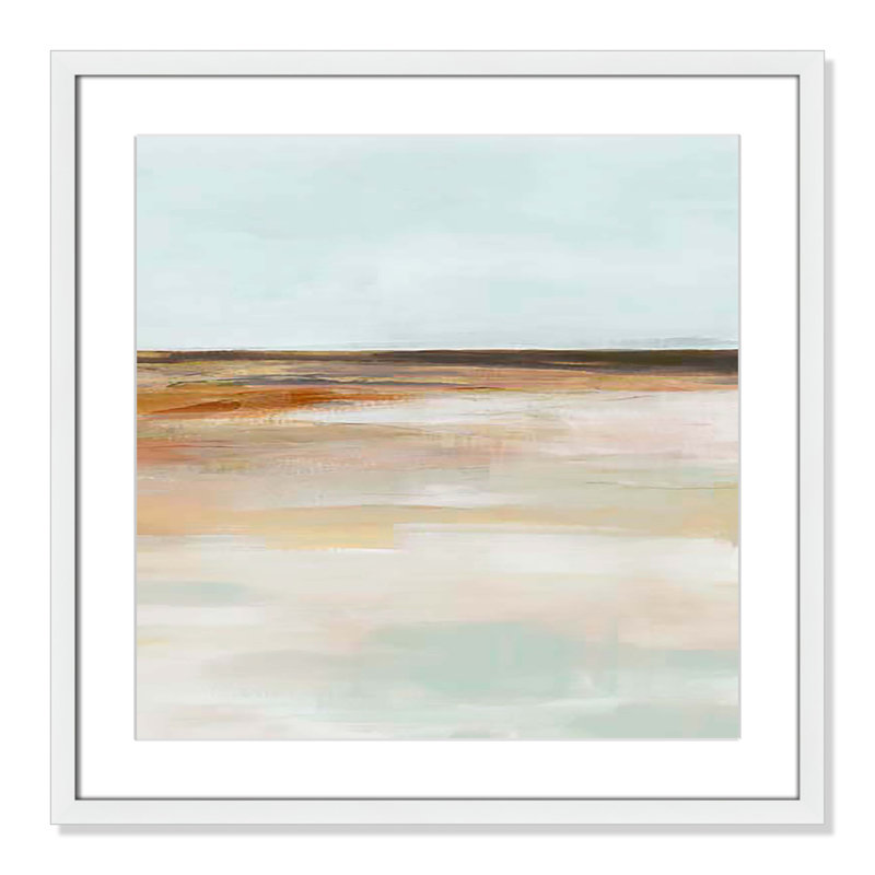 «Coastal Glades II» par Ian C, H 23,5 po x l 23,5 po x P 0,75 po, Encadré de boîte blanc