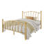 Structure de lit plateforme en métal avec tête et pied de lit, fleurons en forme de cœur et de boule, aucun sommier requis, rangement sous le lit de 12,6 po, assemblage facile-1748747071-1748747056