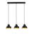 Adjustable Height Metal Body Kitchen Island Pendant
