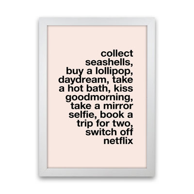 Collect Seashells - Print on Canvas