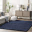 Tapis bleu touffeté à la main Assar-94523269