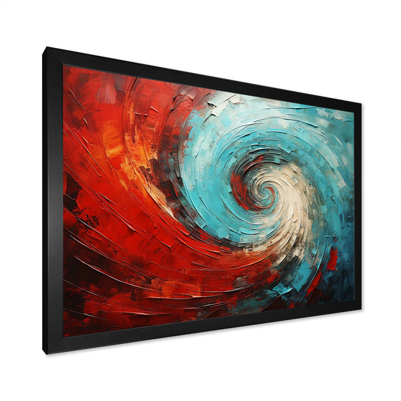 Cheryel - Spirales abstraites, impression d'art mural_106176, H 34 po x l 44 po x P 1,5 po