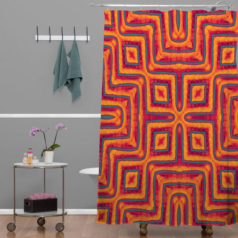 Wagner Campelo Geometric Shower Curtain