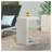 ALU C-SHAPED TABLE WHITE-550549980