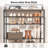 Hall Tree, Coat Rack With Shoe Storage, 5 Tier Adjustable Shoe Rack With  Long Coat Rack For Entryway, Closet, Office, Multifunctional