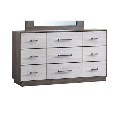 Aberdeen 7B0A13C41A5E43E7AAB40D4F9B96071F Dresser , Gray/Oak