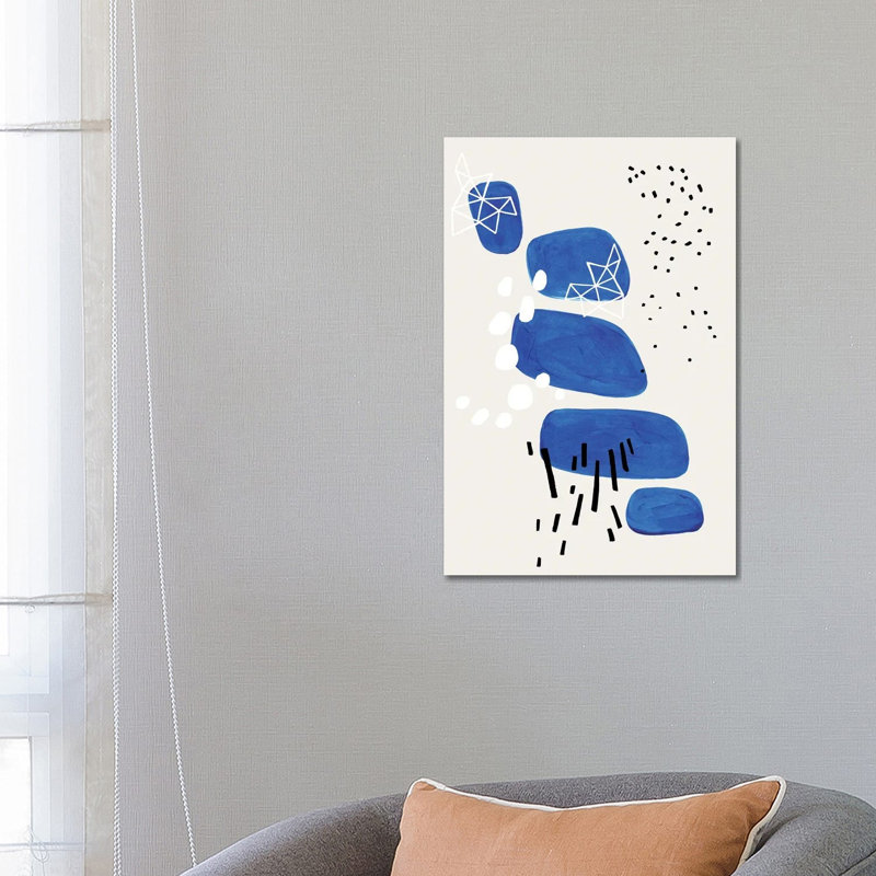Ocean Pebbles Lost At Sea by EnShape - Wrapped Canvas Gallery-Wrapped Canvas Giclée, 66.04 cm H x 45.72 cm W x 1.91 cm D