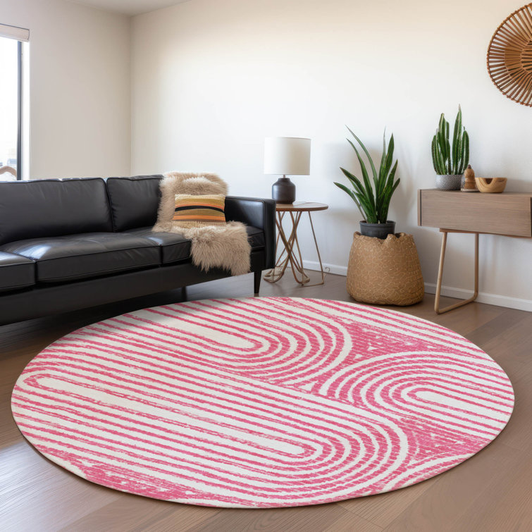 Premium Machine Washable Cerrito AMF540 Blush Rug