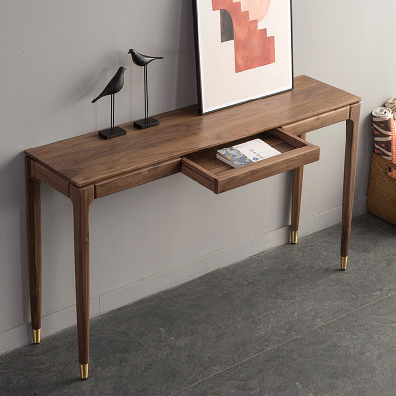 Menzel Solid Wood Console Table, 31.5" H x 63" W x 13.8" D