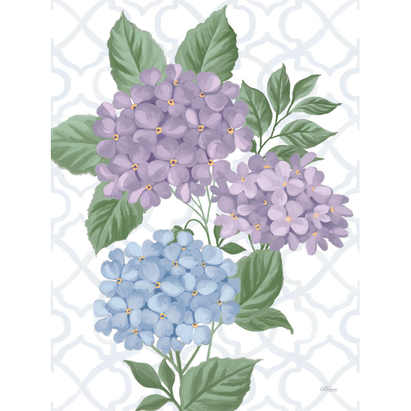 «The Beautiful Hydrangea» par Cat Thurman Designs, H 48 po x l 36 po