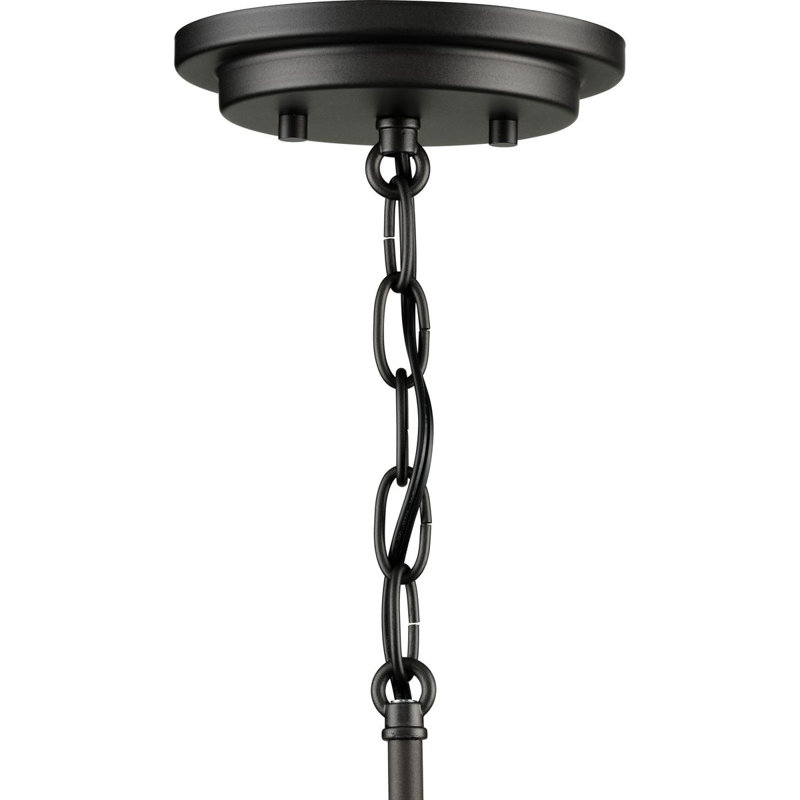 Luminaire suspendu géométrique à 1 lumière Soleil, Graphite
