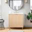Meuble-lavabo simple autoportant de 30 po avec plateau en céramique