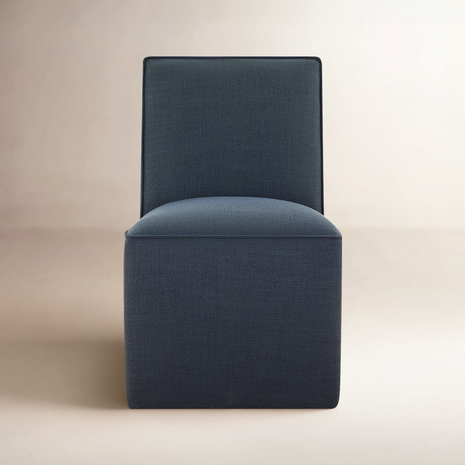 Henley Linen Dining Chair, Linen Effie Indigo