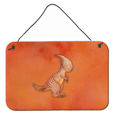 Décoration murale aquarelle parasaurolophus