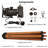 Egremt 55'' Modern Industrial Cinema Adjustable Tripod Floor Lamp For Bedroom