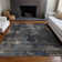 Premium Machine Washable Prisco Charcoal Rug