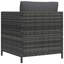 Chaise de patio avec coussins