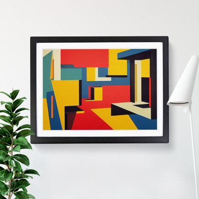 XH1022-6195X Modern Suprematism Art Vol.5 Abstract - Single Picture Frame Print