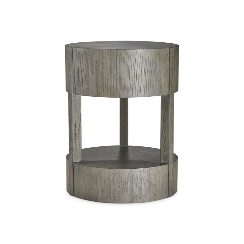 Calder Drum End Table with Storage