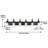 Bathroom Vanity Light Fixtures, 6-Light Farmhouse Vanity Light With Clear Glass Shades, Bathroom Lighting Fixtures Over Mirror, Vanity Light Fixture Indoor-82462128