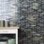 Artwater Iridescent Polished Glass Mosaic Tile-488899697