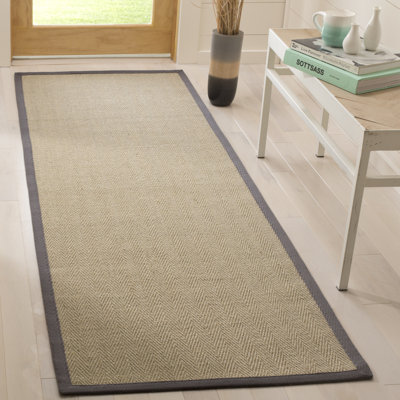 Campbellton Natural Fiber Sisal Pile Solid Color Rug