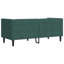  Canapé Chesterfield vert foncé