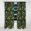 Motif botanique vert forêt IV - Rideau bohémien - Velours obscurcissant - 1 panneau-107596186