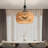 19" Boho Hemp Rope Pendant Light