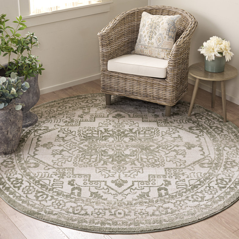 Tapis d'intérieur performant Chamber, Rond 6 pi 7 po x 6 pi 7 po