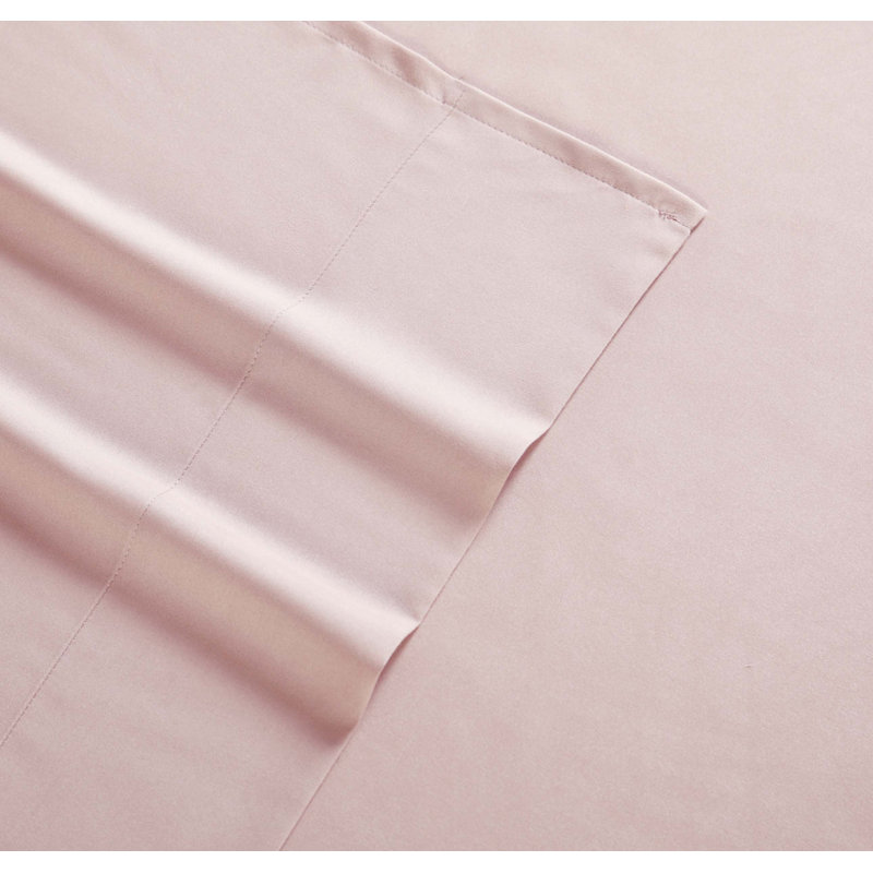 Microfiber Standard Sheet Set, Blush, Twin XL Sheet Set + Fitted Sheet + 1 Pillowcase