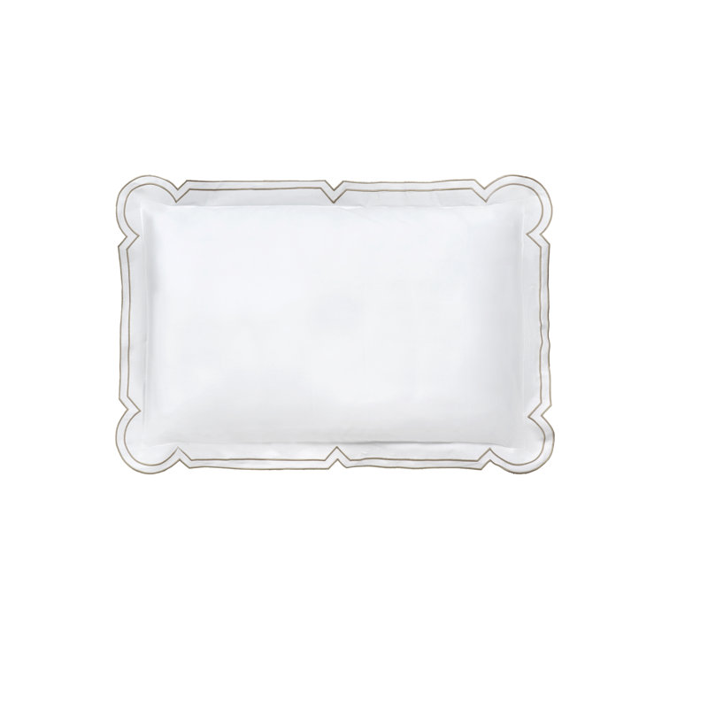 Artemide Embroidery By DEA Cotton Pillow Sham, King
