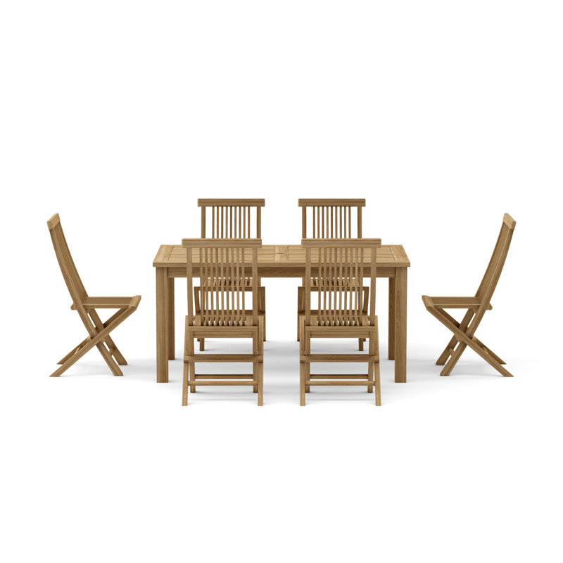 Montage Outdoor 7 - Piece Teak Dining Set