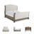 Estebon King Upholstered Sleigh Bed-123191831
