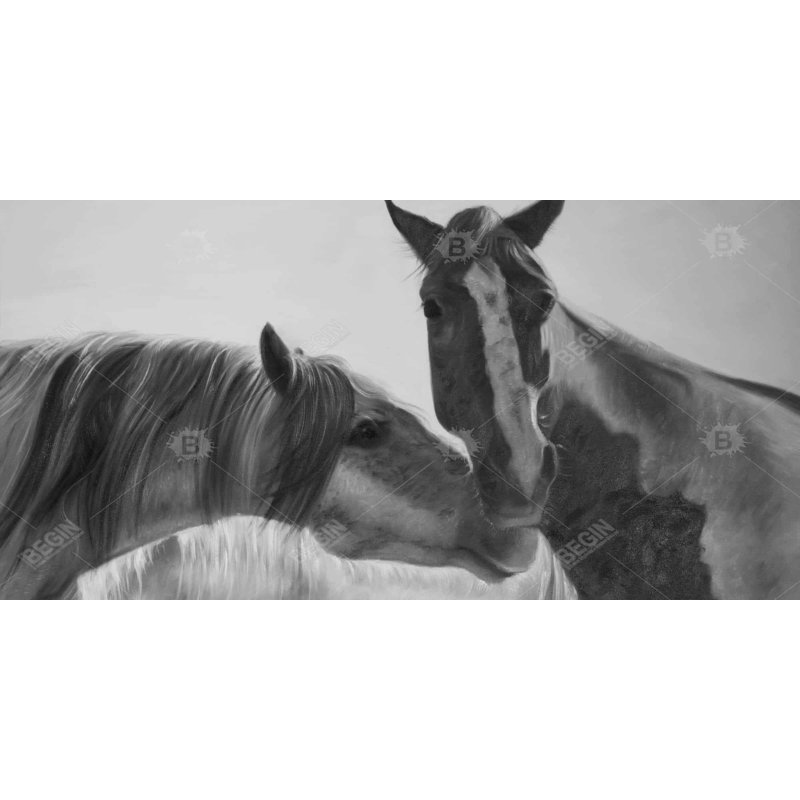 Horses lover - 15.75"x31.50" Desk mat