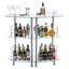 Bar avec rangement pour bouteilles de vin Idris