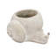 Pot à fleurs 8,3X7X4,7 "sable et ciment avec finition texturée beige-276384997