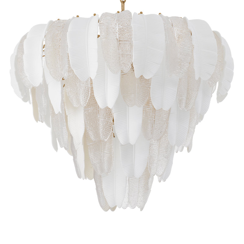 Saint Lucia Chandelier, 23.62" H x 32.09" W x 32.28" D