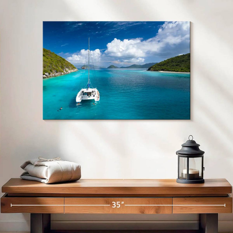 Mehar Lovango Cay Catamaran, 16" H x 24" W