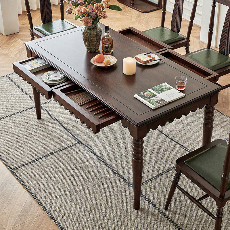 Solid wood environmental table