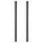 Vidaxl Fence Posts 2 Pcs Powder-Coated Steel-116846624-116846614