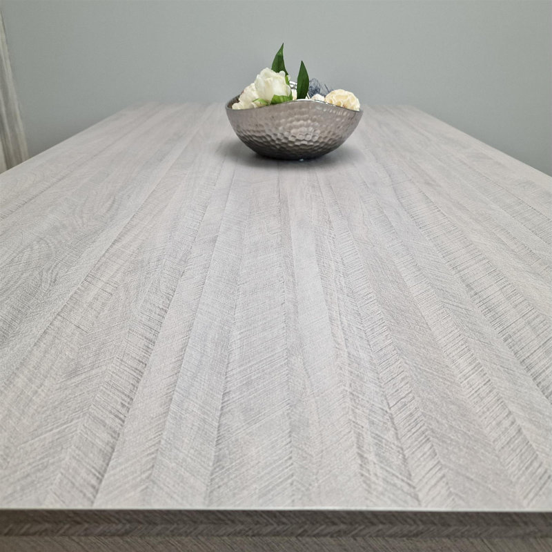 Dining Table, Grey , 75cm H x 140cm W x 80cm D