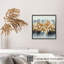 Floral Golden Flowers Glam Unframed Art Print-1033064352