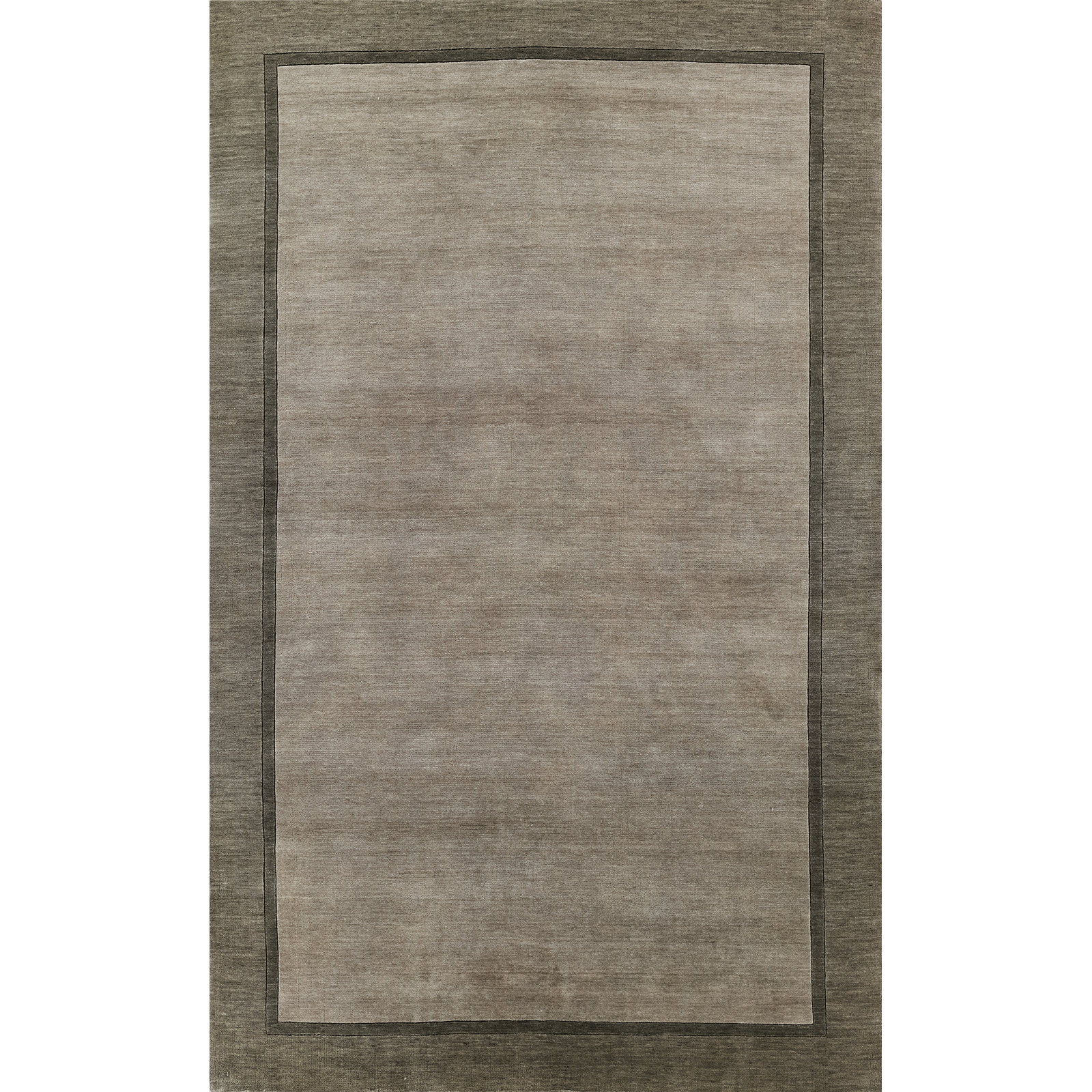 Zaley Gray Hand-Tufted Wool Rug, Rectangle 2' x 3'