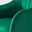 Chaise de bureau rembourrée en velours Farrah-101215811